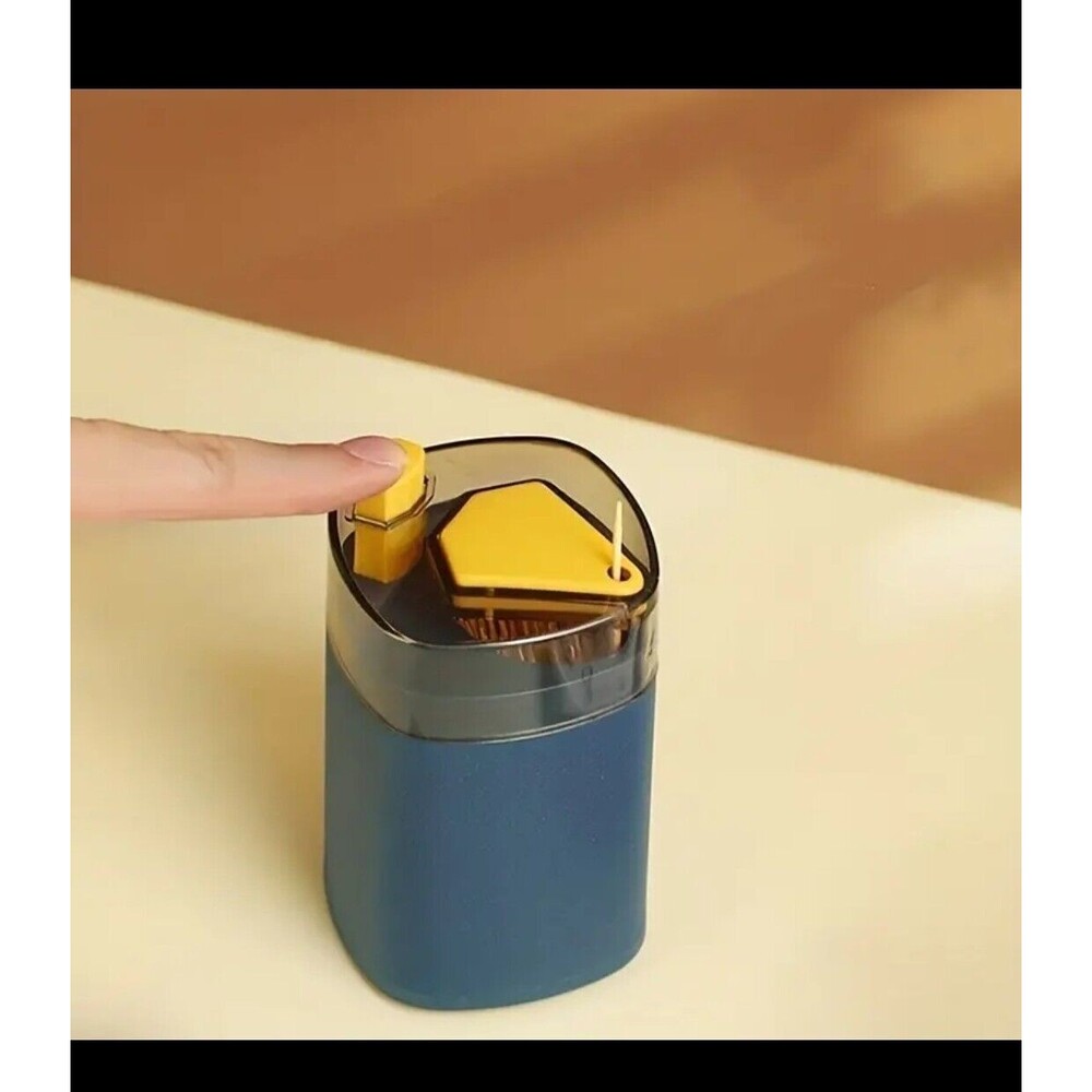 Toothpick Holder Dispenser, Pop-Up Automatic Toothpick Dispenser for Kitchen.